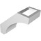 Ekena Millwork 3-in. W x 6-in. D x 6-in. H Imperial Architectural Grade PVC Knee Brace BRCP03X06X06IMP - alternate 5
